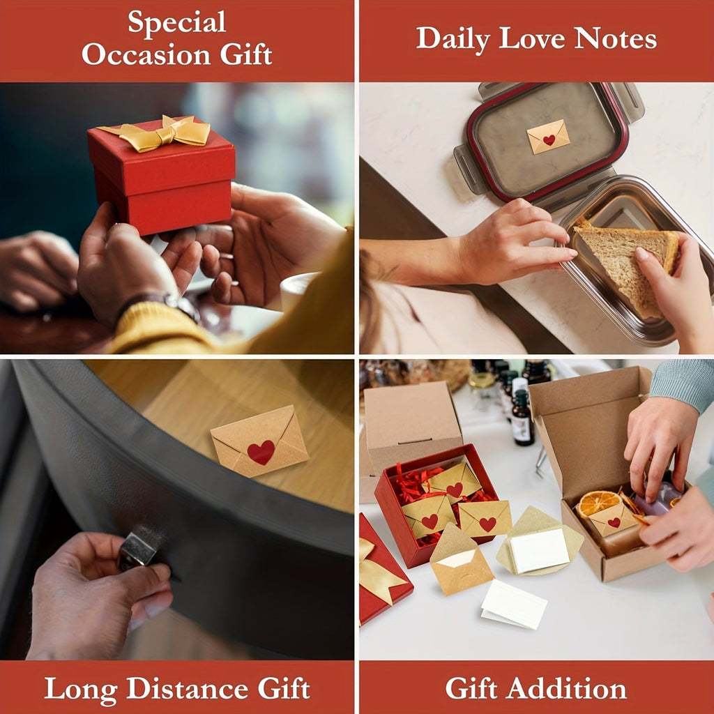 Mini Love Notes With Envelopes - Valentines Day Gifts