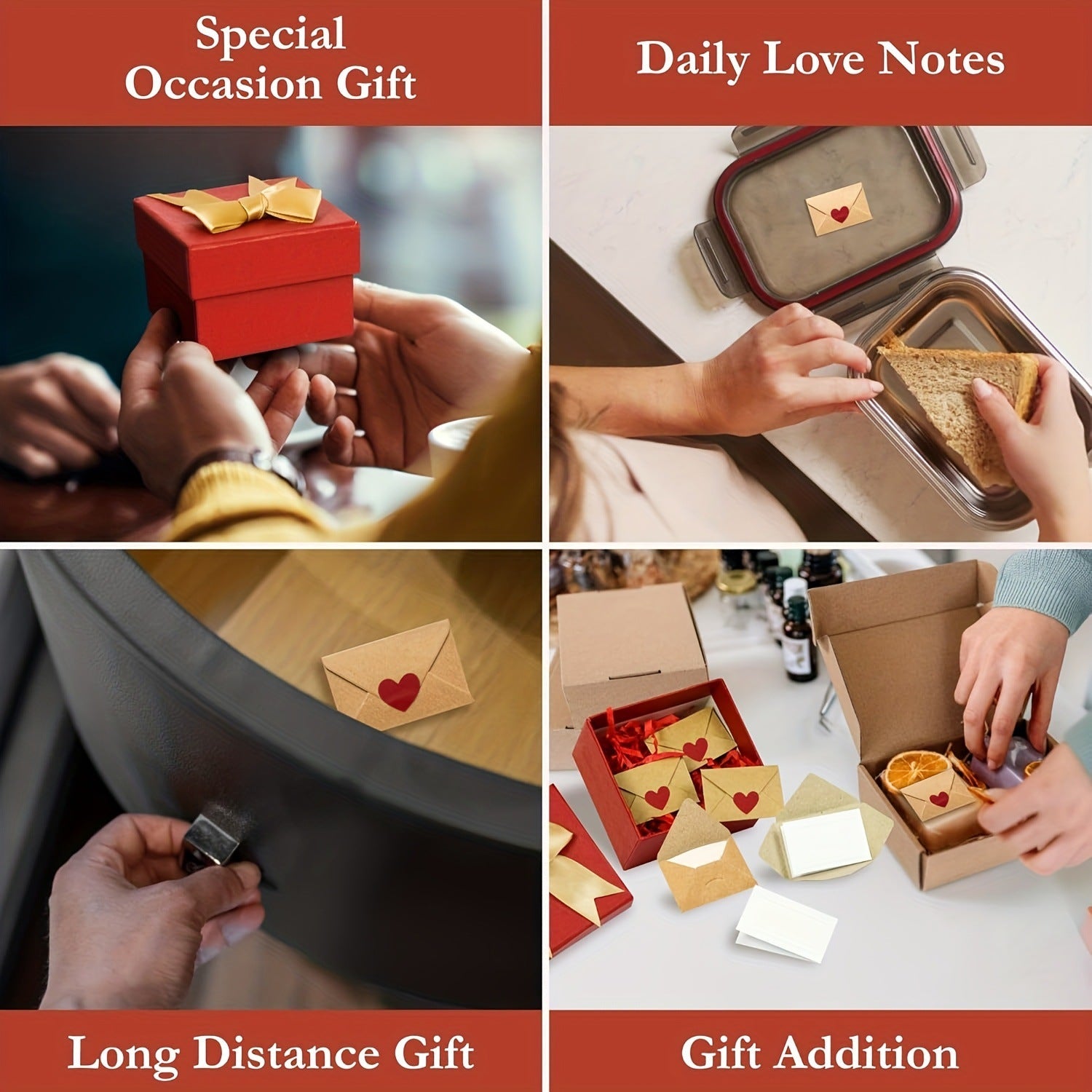Mini Love Notes With Envelopes - Valentines Day Gifts