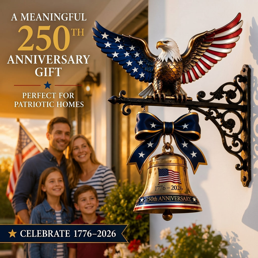 🔔Ring in the Semiquincentennial: 1776-2026 "Spirit of Liberty" Eagle Bell