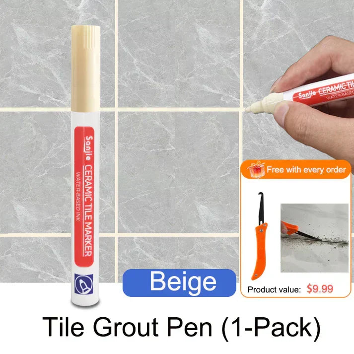 Anti-Mould & Waterproof Joint Pen for Ceramic Tiles!