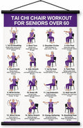 Tai Chi Chair Workout Chart for Seniors (16 x 24 inches)