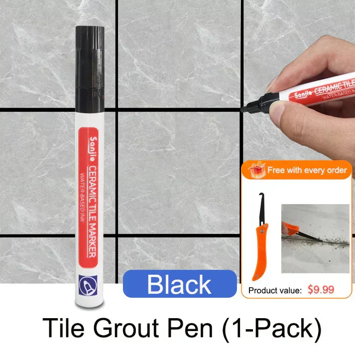 Anti-Mould & Waterproof Joint Pen for Ceramic Tiles!