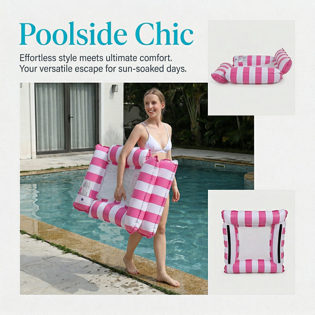 4 Tube Inflatable Pool Float Hammock: Your Ultimate Summer Relaxation Essential