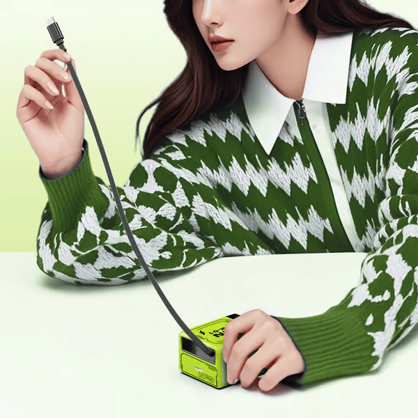 W&O 2-in-1 GaN Compatible with 20W Fast Charger