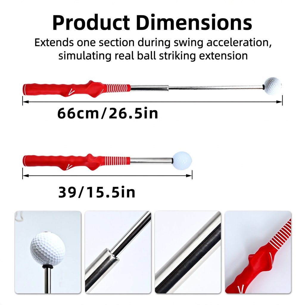 Golf Club Grip Trainer – Hand Posture & Swing Correction Tool