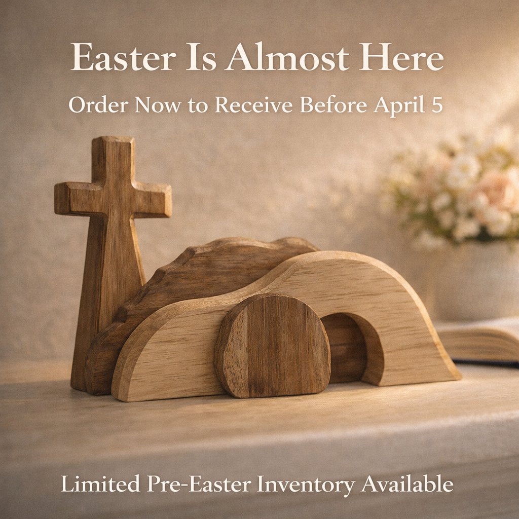 The Wooden Resurrection Cross & Empty Tomb That Reminds Your Family What Easter Is Really About
