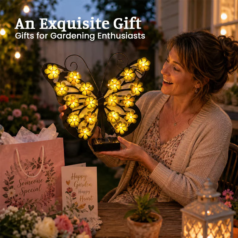🦋 Solar Butterfly Light – Elegant Glow for Your Outdoor Space