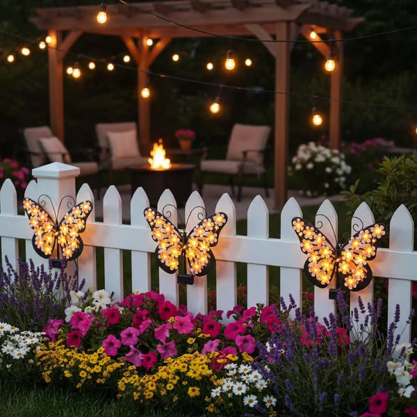 🦋 Solar Butterfly Light – Elegant Glow for Your Outdoor Space