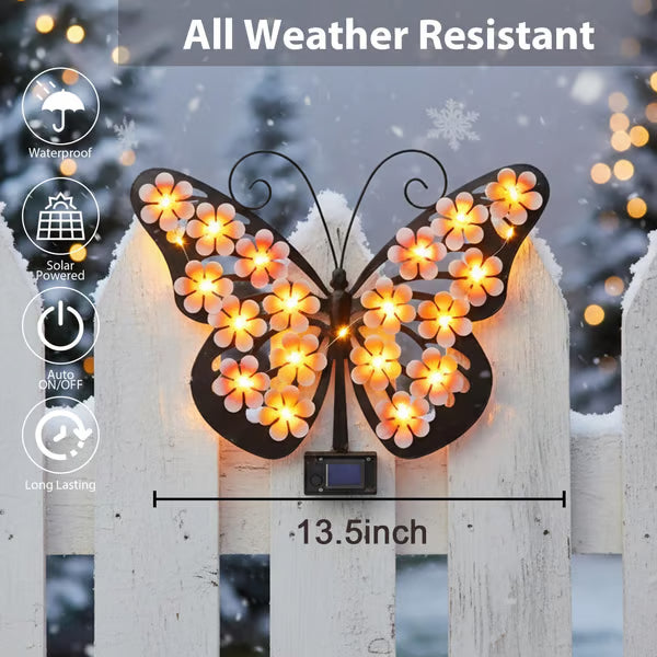 🦋 Solar Butterfly Light – Elegant Glow for Your Outdoor Space