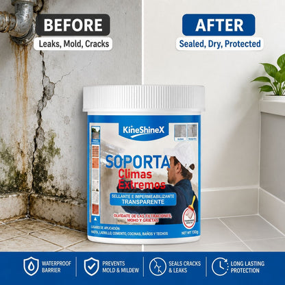 Transparent Waterproof Sealant – Flexible Crack Repair for Roofs, Walls & Tiles