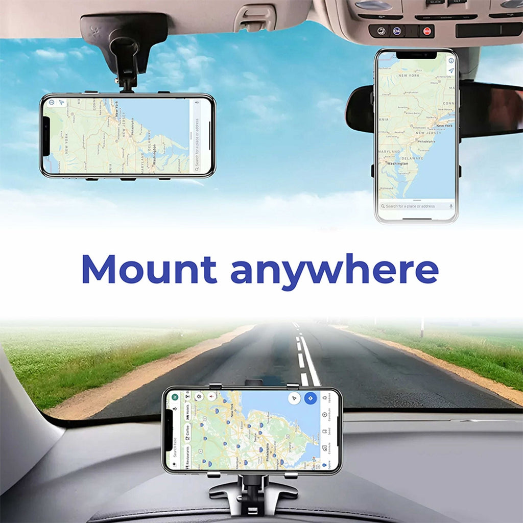 🚗 Stop the Drop:Universal 360° Dashboard Phone Holder
