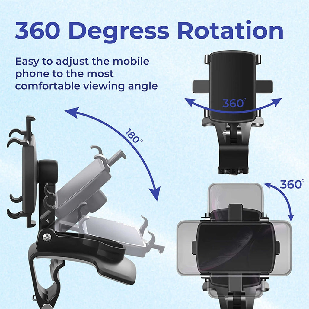 🚗 Stop the Drop:Universal 360° Dashboard Phone Holder