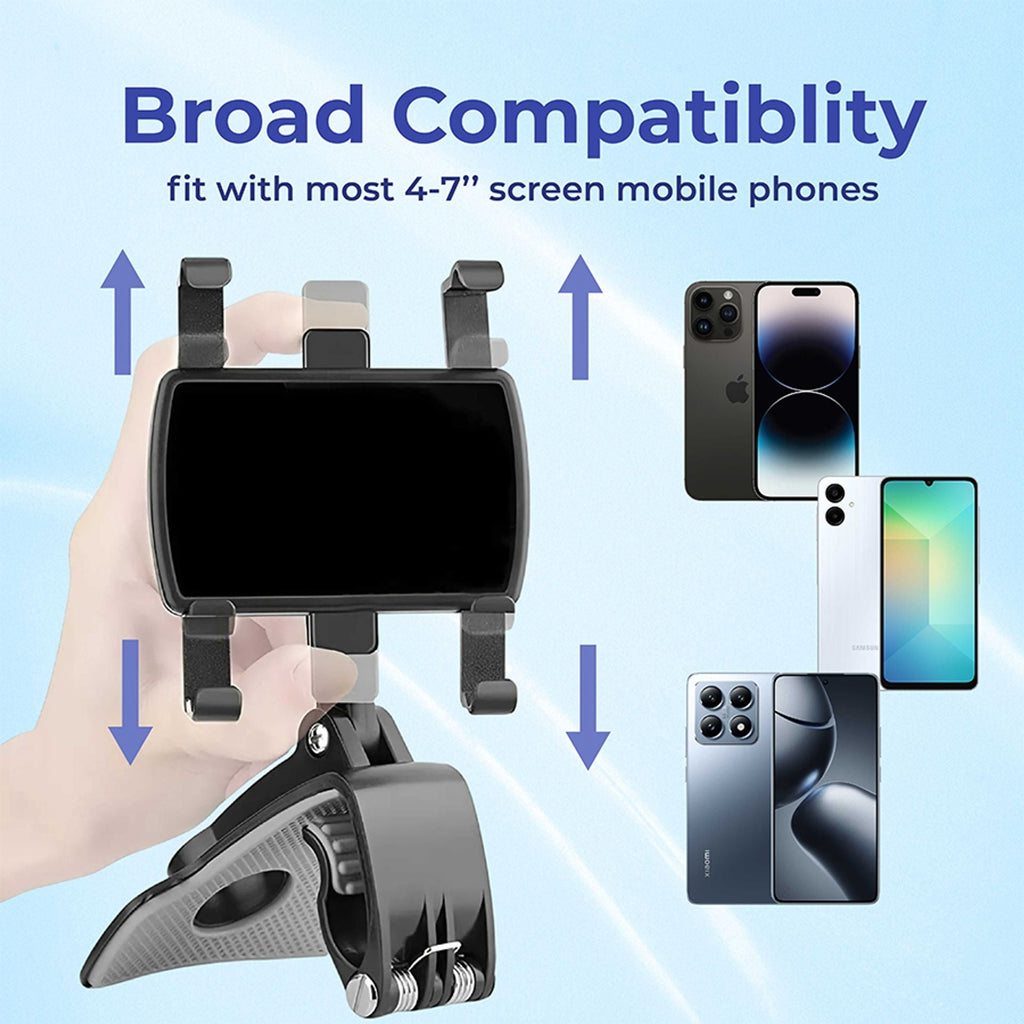 🚗 Stop the Drop:Universal 360° Dashboard Phone Holder