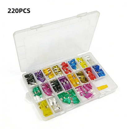 🏆Car Fuse Assortment (300-Piece) | Micro, Mini & Standard Blade Fuses + Fuse Puller | A Must-Have for Your Vehicle