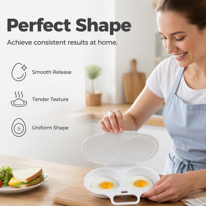 ⏰Microwave Egg Poacher with Lid & Handle