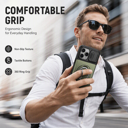 Shockproof Phone Case with Built-In Card Holder – Slim Protective Wallet Case