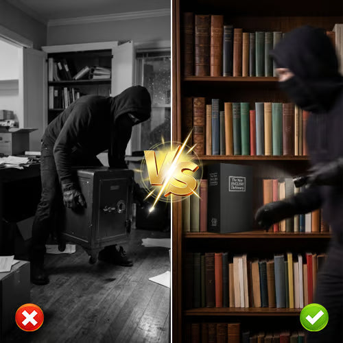 Book Shaped Security Lock Box