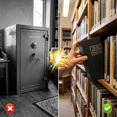 Book Shaped Security Lock Box