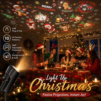 Christmas Light Projector – Instant Holiday Magic For Your Home & Yard